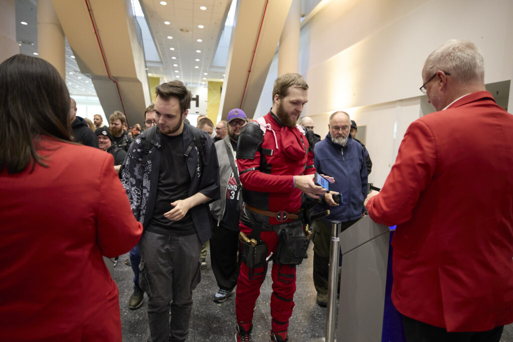 Ein Foto vom Einlass der POLARIS Convention 2024