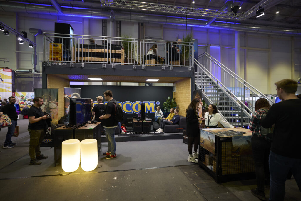 Foto vom Capcom-Stand der POLARIS Convention 2024.